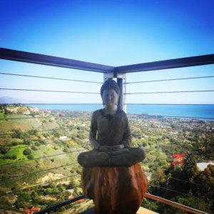 A Buddha, Garden Art, Patio, Ashley Farrell Landscape, Santa Barbara Landscape Contractors